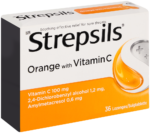 Strepsils Orange with Vitamin C Lozenges 36pk
