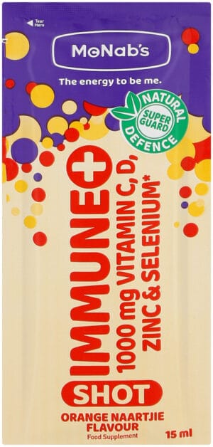 Mcnab's Orange Naartjie Flavour Immune Plus Shot 15ml
