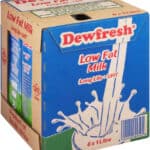 Dewfresh Long Life Low Fat Milk 6 x 1L