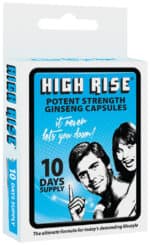 High Rise Potent Strength Ginseng Capsules 10pk