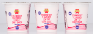 First Choice Strawberry Flavoured Smooth Low Fat Dairy Snack 6 x 100g
