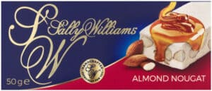image-0 Sally Williams Almond Nougat Bar 50g