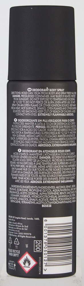 Revlon Man Fire & Ice Classic Deodorant Body Spray 120ml