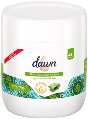 Dawn Aloe Vera and Avocado Oil Soothing Body Cream 400ml