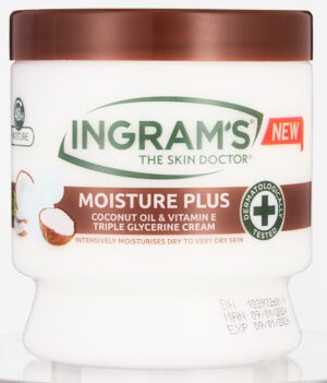 Ingram's Moisture Plus Coconut Oil & Vitamin E Triple Glycerine Cream 450ml