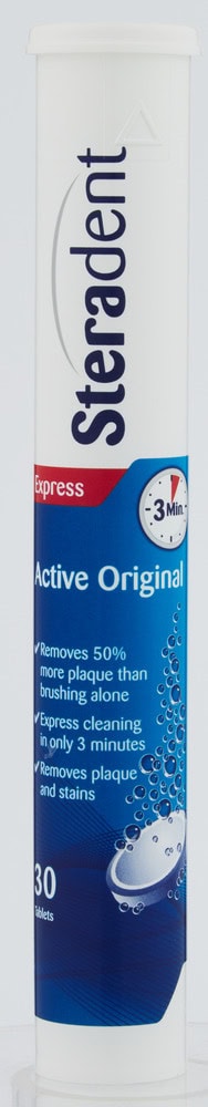 Steradent Active Original Denture Cleaning Tablets 30pk
