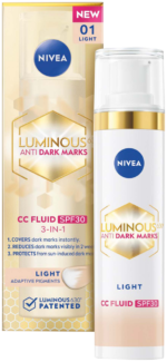 Nivea Luminous630 Light SPF 30 3-in-1 Anti Dark Marks CC Fluid 40ml