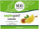 Tibb Septogard Honey Lemon Lozenges 24pk