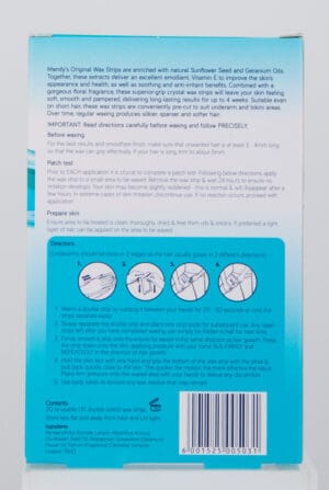 Mandy's Bikini & Underarm Original Wax Strips 20pk
