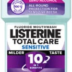 Listerine Total Care Sensitive Fluoride Mouthwash 500ml