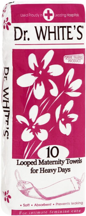 Dr. White's Looped Maternity Towels 10pk
