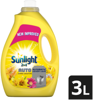 Sunlight Summer Sensations 2-in-1 Automatic Laundry Liquid 3L