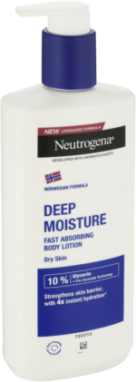 Neutrogena Norwegian Formula Deep Moisture Fast Absorbing Body Lotion 400ml