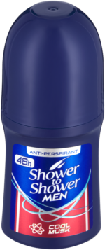 Shower To Shower Men Cool Musk Anti-Perspirant Roll-On 50ml