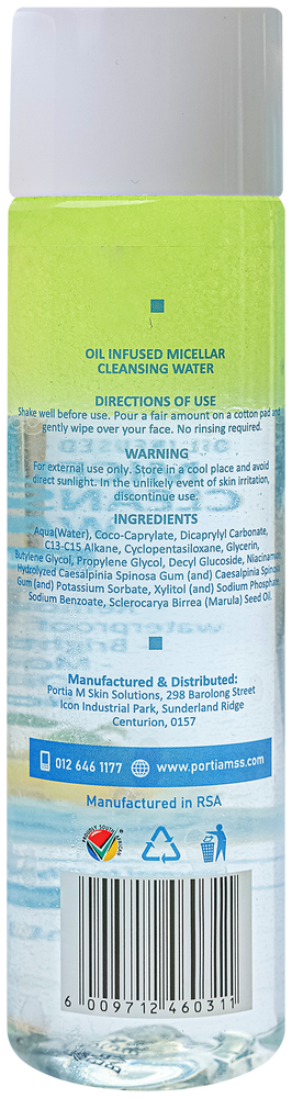 Portia M Marula All-in-1 Micellar Cleansing Water 200ml