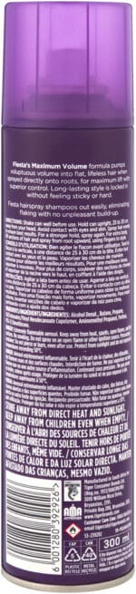 Fiesta Maximum Volume Hairspray 300ml