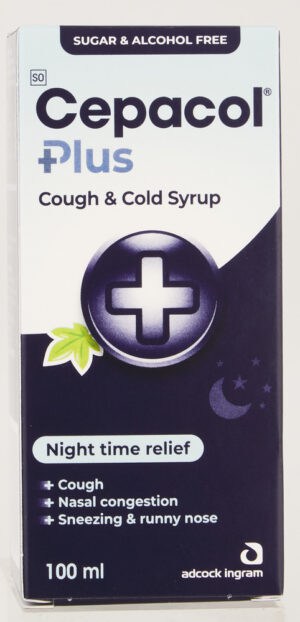 Cepacol Plus Cough & Cold Syrup 100ml