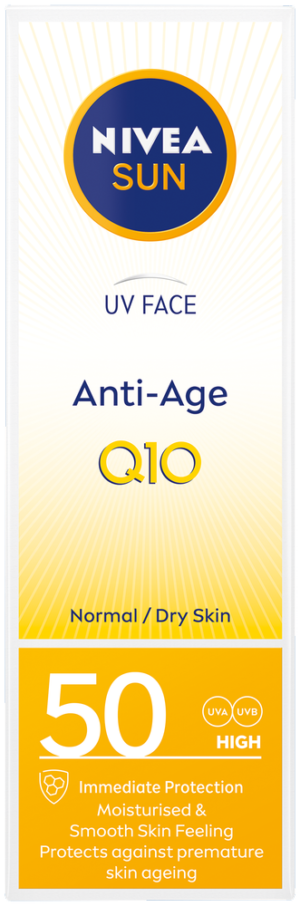 Nivea SUN UV Face SPF 50 Anti-Age Q10 Cream 50ml