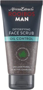 African Extracts Rooibos Man Detoxifying Oil Control Face Scrub 75ml