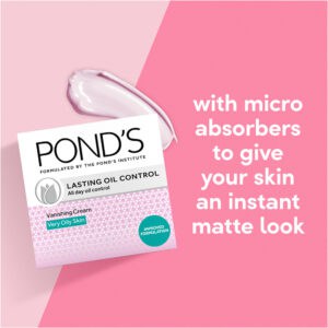 Pond's Lasting Oil Control Matte Skin Vanishing Face Cream Moisturizer 100ml