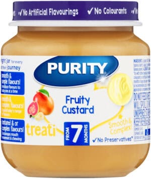 image-0 Purity From 7 Months Fruity Custard Treati 125ml