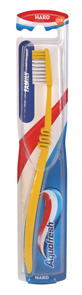 Aquafresh Family Hard Toothbrush 1s