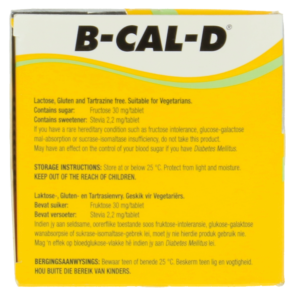 B-cal D Supplement Chew Tablets 100pk