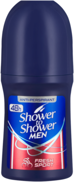 Shower To Shower Men Fresh Sport Anti-Perspirant Roll-On 50ml