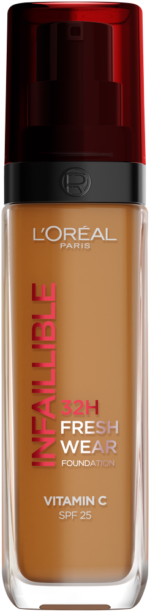 L'oréal Paris Infaillible Dark Amber SPF 25 32H Fresh Wear Foundation 30ml