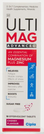 Ultimag Cherry Flavour Advanced Effervescent Tablets 10pk