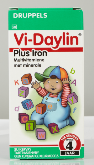 Vi-daylin Plus Iron Multivitamin Drops with Minerals 30ml