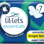 Lil-lets Essentials Unscented Long Pads with Wings 7pk