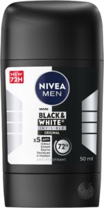 Nivea MEN Original Black & White Invisible Anti-Perspirant Stick 50ml