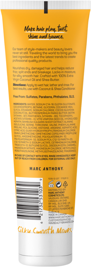 Marc Anthony Coconut & Shea Nourishing Shampoo 250ml