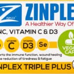 Zinplex Triple Plus Veggie Capsules 30pk