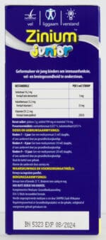 Zinium Junior Cream Soda Flavour Immune Support Syrup 200ml