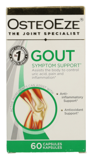Osteoeze Gout Symptom Support Capsules 60pk