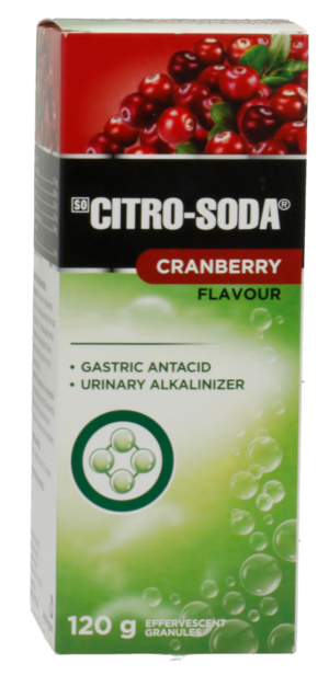Citro-soda Cranberry Flavour Effervescent Granules 120g