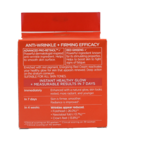 L'oréal Paris Revitalift Energising Red Day Cream 50ml