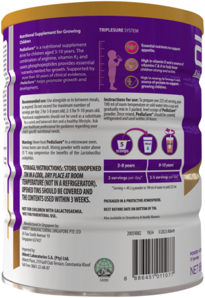 Pediasure 3+ Chocolate Flavour Nutritional Supplement for Growing Children 850g