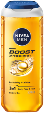 Nivea MEN Boost 3-in-1 Shower Gel 500ml