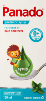 Panado Peppermint Flavour Paediatric Syrup 100ml