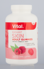 Vital Tangy Raspberry Flavour Radiant Skin Adult Gummies 60pk