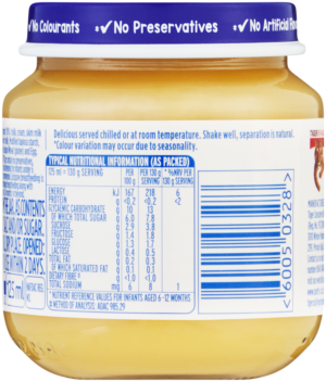 Purity From 7 Months Peaches & Yoghurt Yogi 125ml
