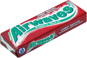 Wrigley's Airwaves Cherry Menthol Sugarfree Chewing Gum 14g