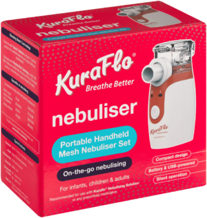 Kuraflo Portable Handheld Mesh Nebuliser Set 1s
