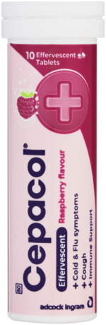 Cepacol Raspberry Flavour Raspberry Flavour Effervescent Tablets 10pk