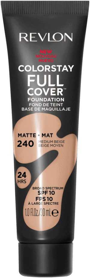 Revlon ColorStay Medium Beige SPF 10 24HRS Full Cover Matte Foundation 30ml