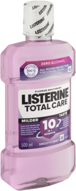 Listerine Total Care Smooth Mint Fluoride Mouthwash 500ml