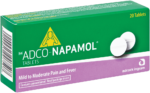 Adco-napamol Pain & Fever Tablets 20pk